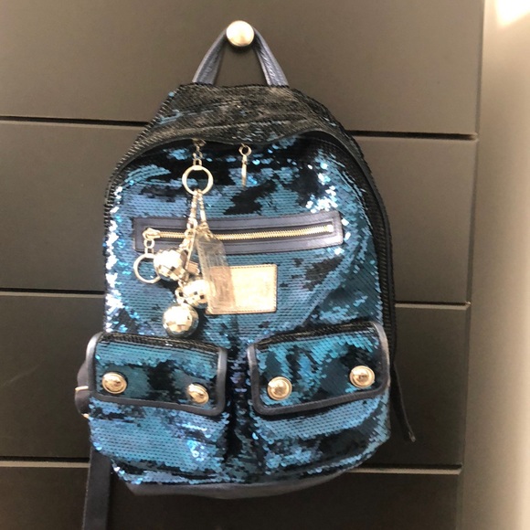 Coach | Bags | Coach Poppy Blue Sequin 